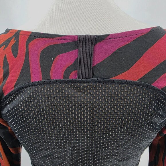 Koché Womens Animal Print Long Sleeve Dress with Mesh Back M - Picture 13 of 15